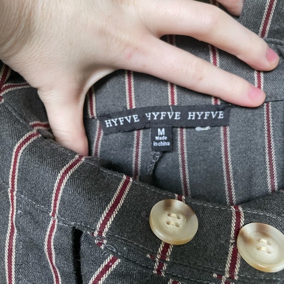 HYFVE striped paperbag pants - Picture 4 of 6